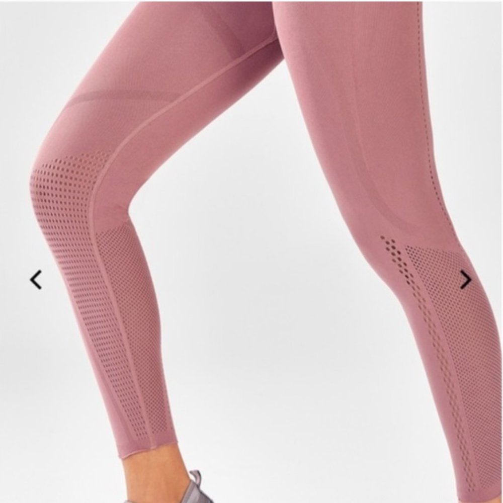 Fabletics Lavender Gray High Waisted Leggings - image 3